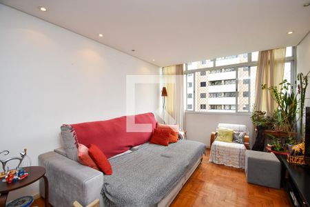 Sala de estar de apartamento à venda com 3 quartos, 122m² em Pinheiros, São Paulo