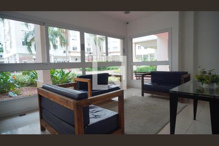 Hall de entrada do bloco  de apartamento à venda com 3 quartos, 108m² em Vila Ipiranga, Porto Alegre