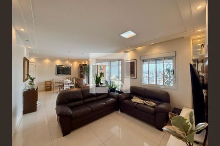 Sala  de apartamento à venda com 3 quartos, 130m² em Chácara Santo Antônio (zona Sul), São Paulo