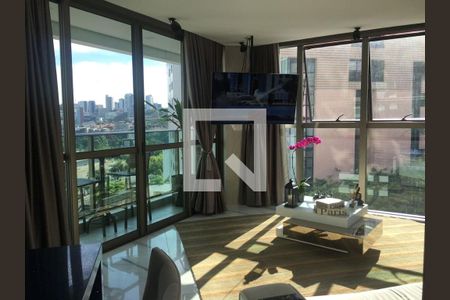 Sala de apartamento para alugar com 3 quartos, 98m² em Buritis, Belo Horizonte