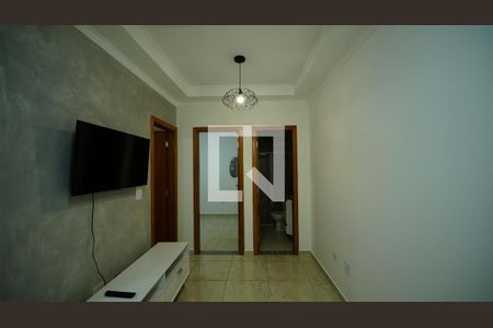 Sala de apartamento para alugar com 2 quartos, 56m² em Vila Valparaíso, Santo André