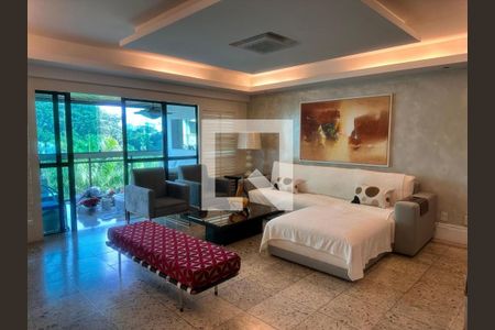 Sala de apartamento à venda com 4 quartos, 233m² em Barra da Tijuca, Rio de Janeiro