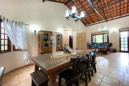 Sala de jantar de casa de condomínio à venda com 3 quartos, 278m² em Casa Branca, Brumadinho