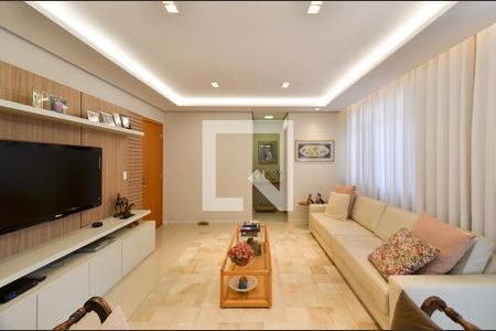 Sala de Estar de apartamento à venda com 4 quartos, 167m² em Cruzeiro, Belo Horizonte