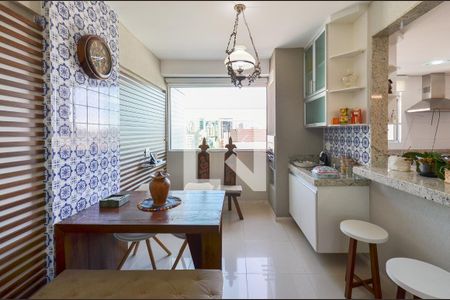 Varanda gourmet de apartamento à venda com 4 quartos, 167m² em Cruzeiro, Belo Horizonte