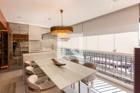 Varanda da Sala de apartamento para alugar com 3 quartos, 130m² em Jardim Teresa, São Paulo