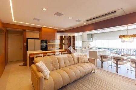 Sala de apartamento para alugar com 3 quartos, 130m² em Jardim Teresa, São Paulo
