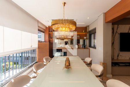 Varanda da Sala de apartamento para alugar com 3 quartos, 130m² em Jardim Teresa, São Paulo