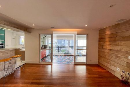 Sala de apartamento para alugar com 3 quartos, 132m² em Bosque da Saúde, São Paulo