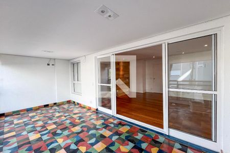 Varanda da Sala de apartamento para alugar com 3 quartos, 132m² em Bosque da Saúde, São Paulo