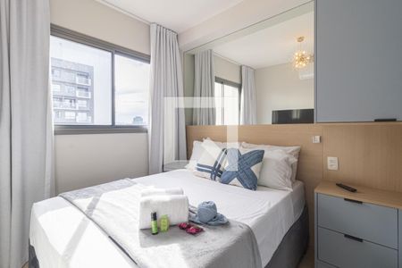 Quarto Suíte de apartamento para alugar com 1 quarto, 26m² em Vila Nova Conceição, São Paulo
