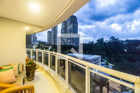 Varanda de apartamento à venda com 1 quarto, 70m² em Empresarial 18 do Forte, Barueri