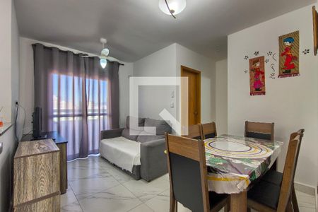 Sala de apartamento para alugar com 1 quarto, 45m² em Guilhermina, Praia Grande