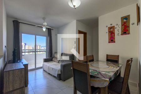 Sala de apartamento para alugar com 1 quarto, 45m² em Guilhermina, Praia Grande
