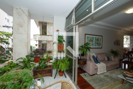 VARANDA de apartamento à venda com 5 quartos, 200m² em Coração de Jesus, Belo Horizonte