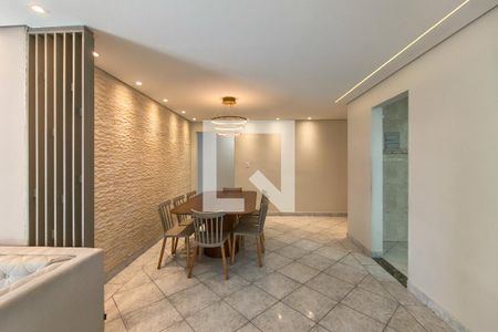 Sala de apartamento para alugar com 3 quartos, 124m² em Vila Tupi, Praia Grande