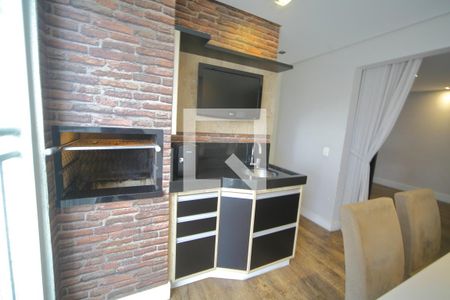 Varanda/Sala /churrasqueira  de apartamento para alugar com 3 quartos, 93m² em Centro, São Bernardo do Campo