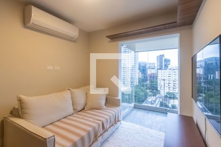 Sala de apartamento para alugar com 2 quartos, 60m² em Vila Olímpia, São Paulo