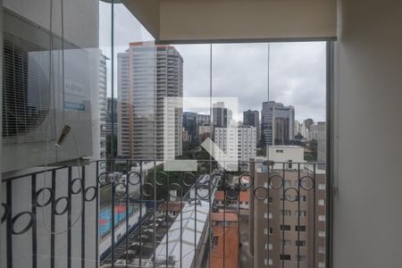 Varanda da Sala de apartamento para alugar com 2 quartos, 60m² em Vila Olímpia, São Paulo