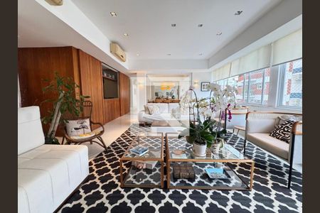Sala de apartamento à venda com 5 quartos, 315m² em Leblon, Rio de Janeiro
