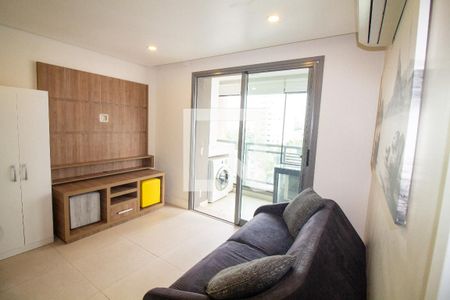 Sala de apartamento para alugar com 1 quarto, 36m² em Cidade Monções, São Paulo