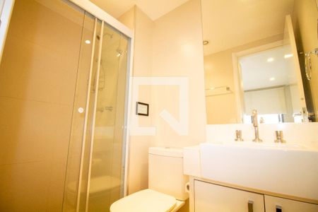Banheiro da Suíte de apartamento para alugar com 1 quarto, 36m² em Cidade Monções, São Paulo