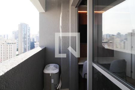 Varanda de apartamento para alugar com 1 quarto, 25m² em Vila Olímpia, São Paulo