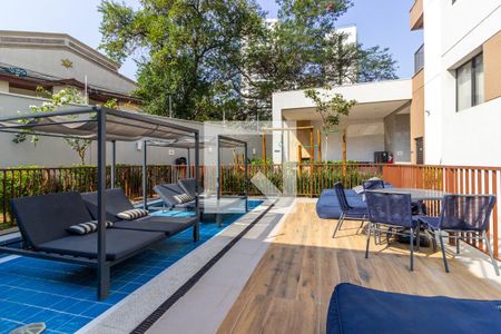 Área comum - Piscina de kitnet/studio para alugar com 1 quarto, 24m² em Pinheiros, São Paulo
