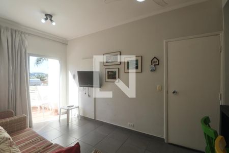 Sala de apartamento para alugar com 1 quarto, 58m² em Balneario Cidade Atlantica, Guarujá