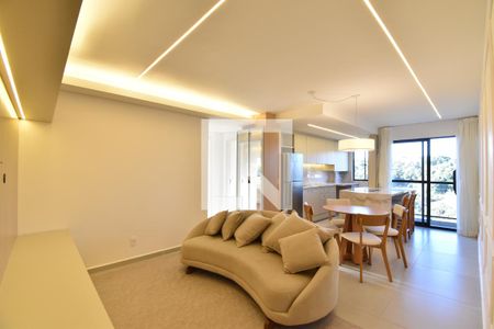 Sala de apartamento para alugar com 2 quartos, 74m² em Boa Vista, Curitiba