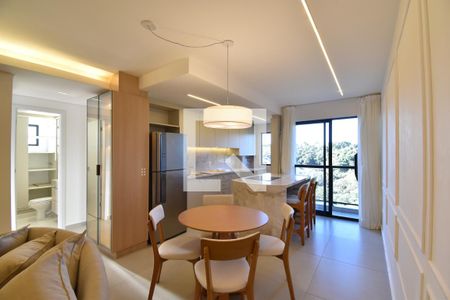 Sala de apartamento para alugar com 2 quartos, 74m² em Boa Vista, Curitiba