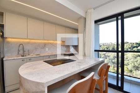 Sala/Cozinha de apartamento para alugar com 2 quartos, 74m² em Boa Vista, Curitiba