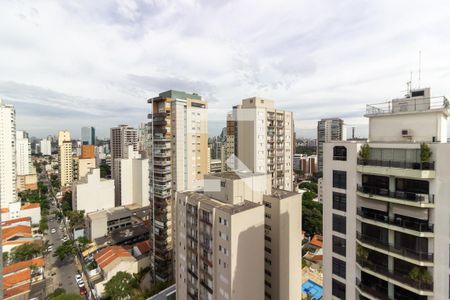 Vista/Varanda de kitnet/studio para alugar com 1 quarto, 25m² em Pinheiros, São Paulo