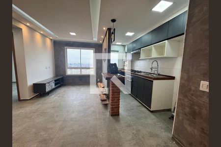 Sala/Cozinha de apartamento para alugar com 2 quartos, 46m² em Jardim Boa Vista (zona Oeste), Osasco
