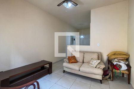 Sala de apartamento para alugar com 1 quarto, 53m² em Canto do Forte, Praia Grande