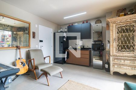 Sala de apartamento à venda com 1 quarto, 94m² em Moema, São Paulo