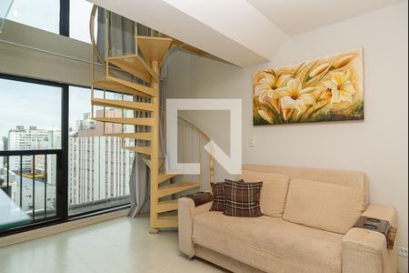 Sala de apartamento à venda com 1 quarto, 42m² em Bela Vista, São Paulo