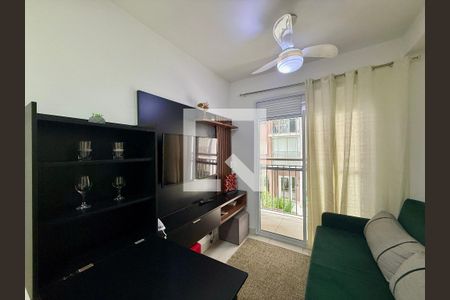 Sala de apartamento para alugar com 1 quarto, 30m² em Jardim Caravelas, São Paulo
