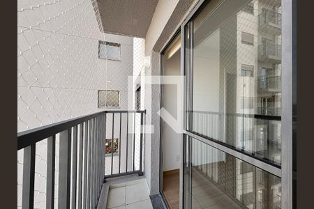 Varanda da Sala de apartamento para alugar com 2 quartos, 40m² em Vila Albertina, São Paulo