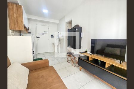 Sala/Cozinha de apartamento para alugar com 1 quarto, 30m² em Jardim Caravelas, São Paulo
