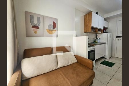 Sala/Cozinha de apartamento para alugar com 1 quarto, 30m² em Jardim Caravelas, São Paulo
