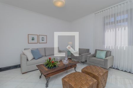 Sala  de apartamento à venda com 3 quartos, 102m² em Sion, Belo Horizonte