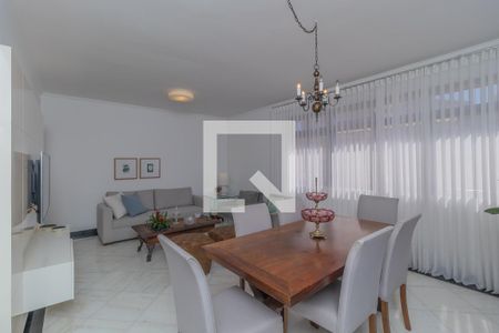 Sala  de apartamento à venda com 3 quartos, 102m² em Sion, Belo Horizonte