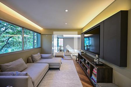 Sala de Tv de apartamento à venda com 3 quartos, 195m² em Real Parque, São Paulo