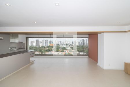 Sala de apartamento para alugar com 3 quartos, 149m² em Indianópolis, São Paulo