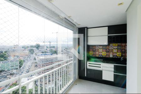 Varanda da Sala de apartamento à venda com 2 quartos, 62m² em Vila Leonor, Guarulhos