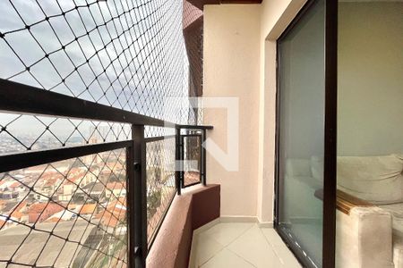 Varanda da Sala de apartamento à venda com 3 quartos, 75m² em Vila Guarani, São Paulo