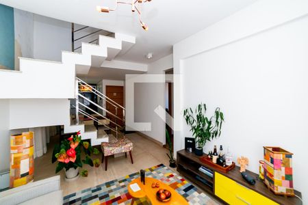 Sala de apartamento à venda com 3 quartos, 161m² em Santo Antônio, Belo Horizonte