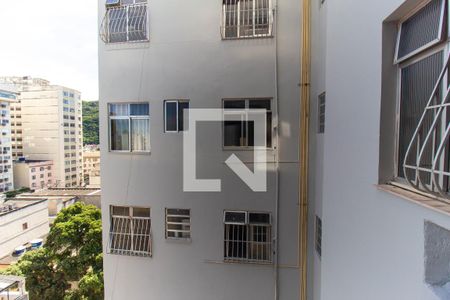Vista da sala de apartamento à venda com 2 quartos, 80m² em Centro, Niterói