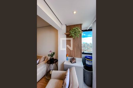 Varanda da Sala de apartamento à venda com 2 quartos, 63m² em Belenzinho, São Paulo